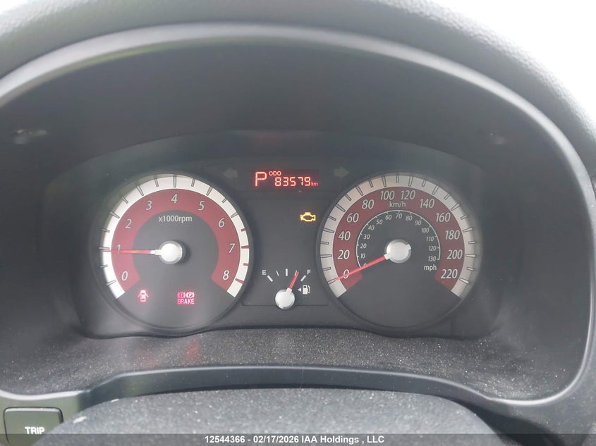 2010 KIA RIO SEDAN 1.6L I4 FI DOHC 16V NF4