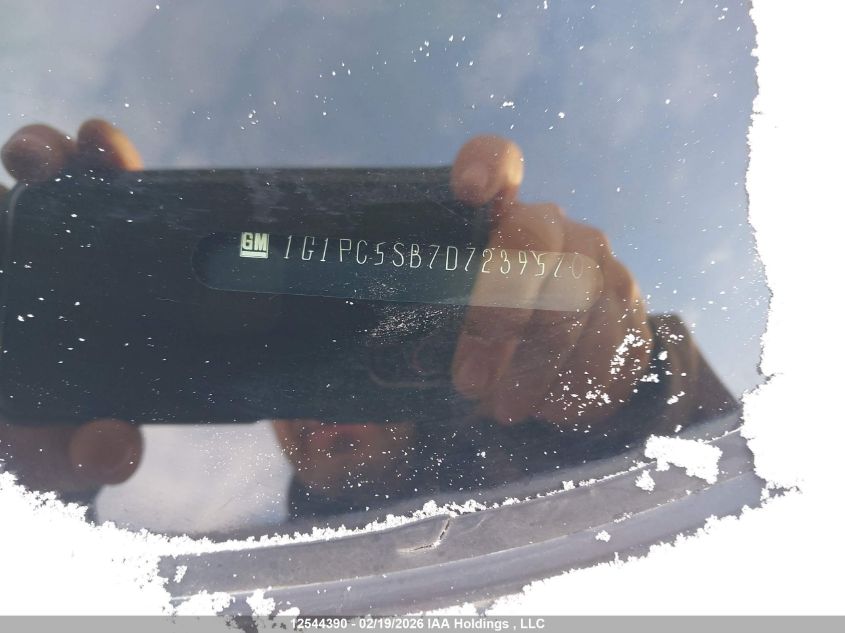 2013 Chevrolet Cruze Lt Turbo VIN: 1G1PC5SB7D7239570 Lot: 12544390