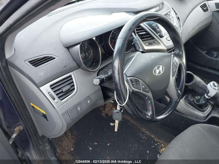 2014 Hyundai Elantra Gls VIN: 5NPDH4AE5EH525612 Lot: 12544506