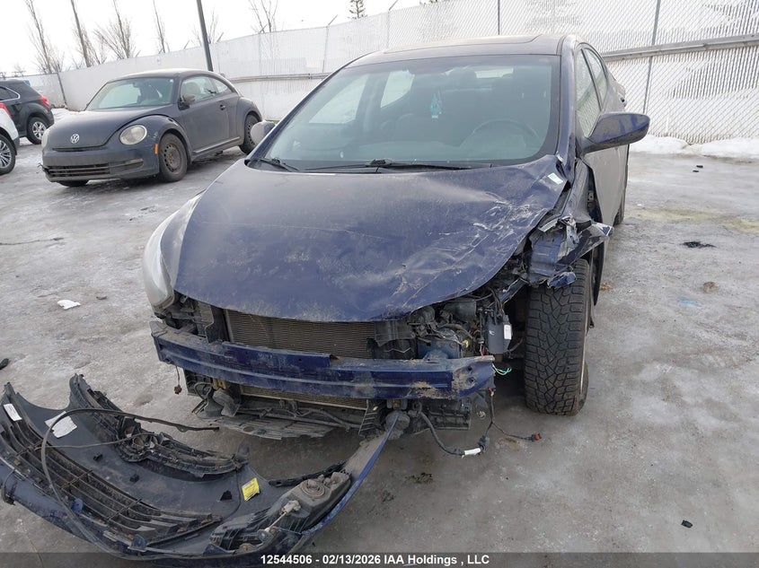 2014 Hyundai Elantra Gls VIN: 5NPDH4AE5EH525612 Lot: 12544506