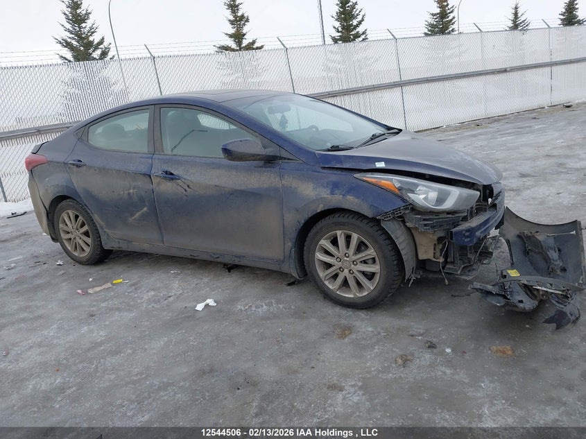 2014 Hyundai Elantra Gls VIN: 5NPDH4AE5EH525612 Lot: 12544506