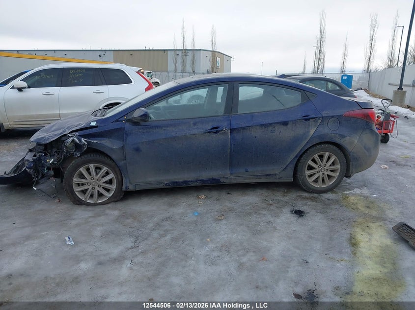 2014 Hyundai Elantra Gls VIN: 5NPDH4AE5EH525612 Lot: 12544506