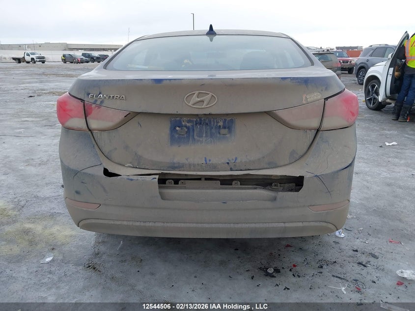 2014 Hyundai Elantra Gls VIN: 5NPDH4AE5EH525612 Lot: 12544506