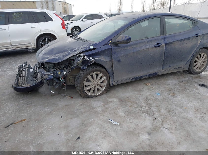 2014 Hyundai Elantra Gls VIN: 5NPDH4AE5EH525612 Lot: 12544506