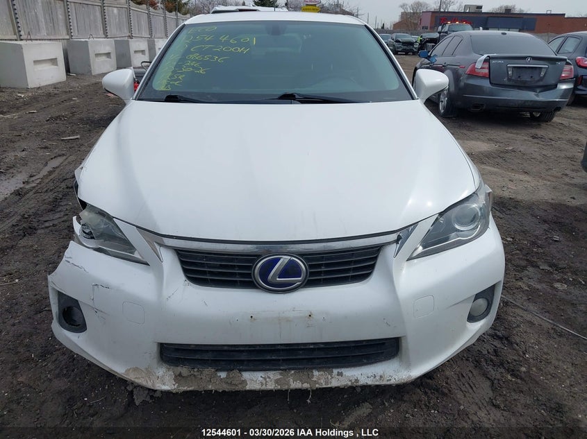 2012 Lexus Ct 200H VIN: JTHKD5BH1C2086536 Lot: 12544601