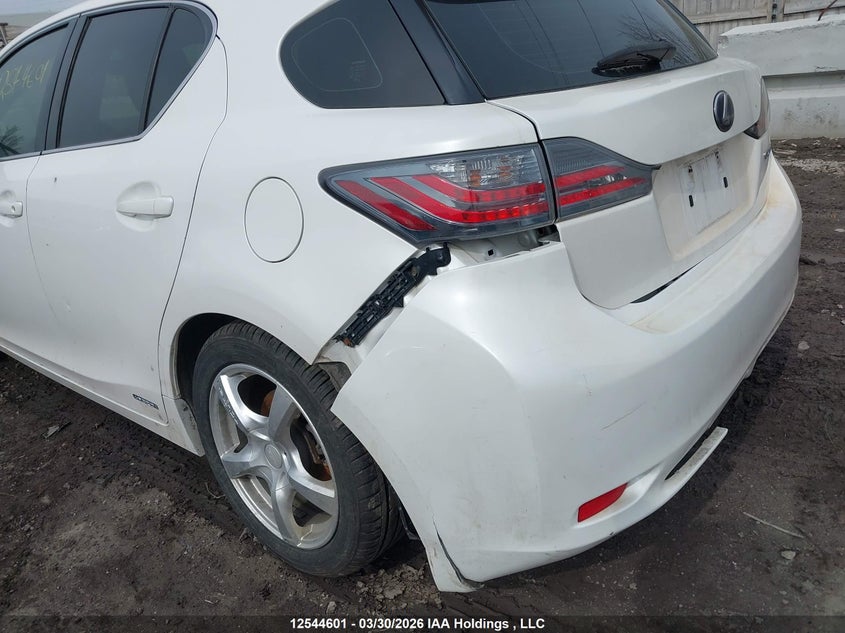 2012 Lexus Ct 200H VIN: JTHKD5BH1C2086536 Lot: 12544601