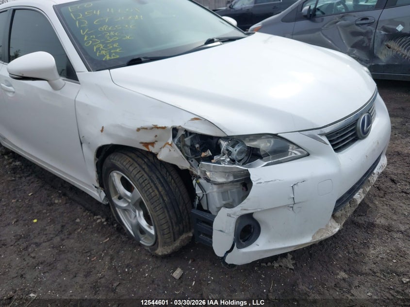 2012 Lexus Ct 200H VIN: JTHKD5BH1C2086536 Lot: 12544601