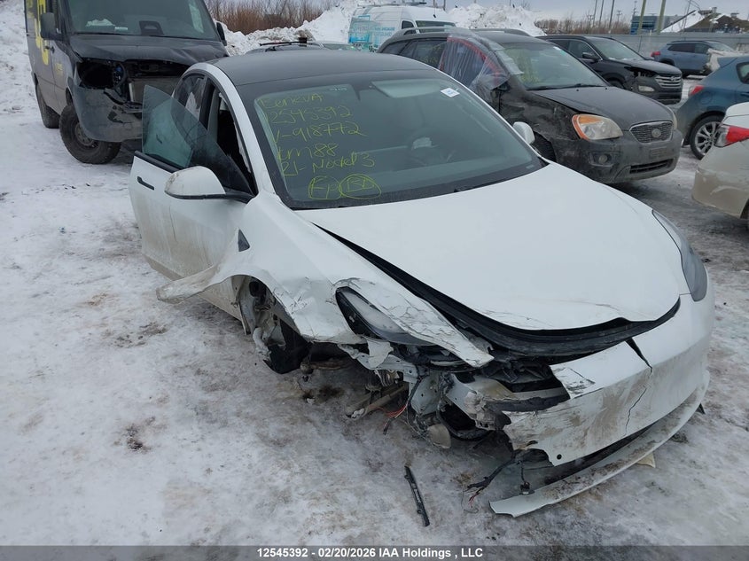 2021 TESLA MODEL 3 STANDARD RANGE/STANDARD RANGE PLUS