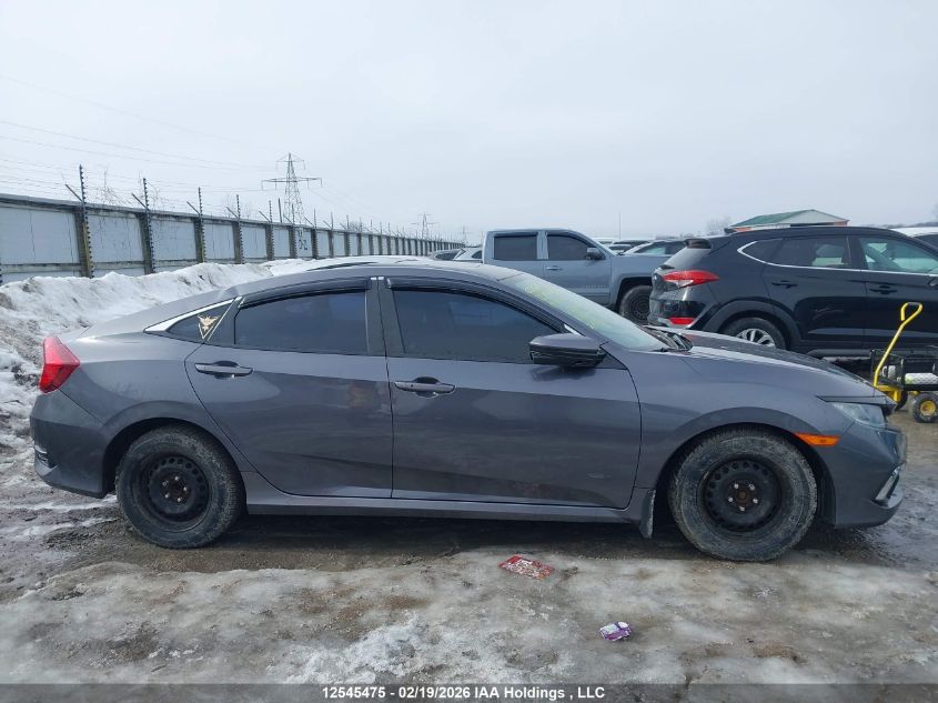 2019 Honda Civic Ex VIN: 2HGFC2F71KH009047 Lot: 12545475