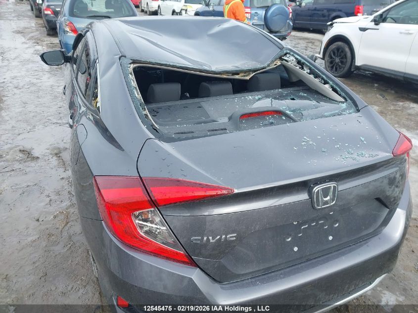 2019 Honda Civic Ex VIN: 2HGFC2F71KH009047 Lot: 12545475