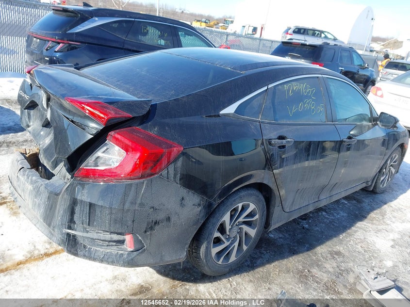 Vin: 2hgfc2f84jh037805, lot: 2937367, honda civic 20184