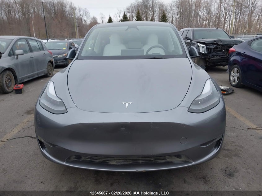 2025 Tesla Model Y Long Range VIN: 7SAYGDEE5SF225922 Lot: 12545667