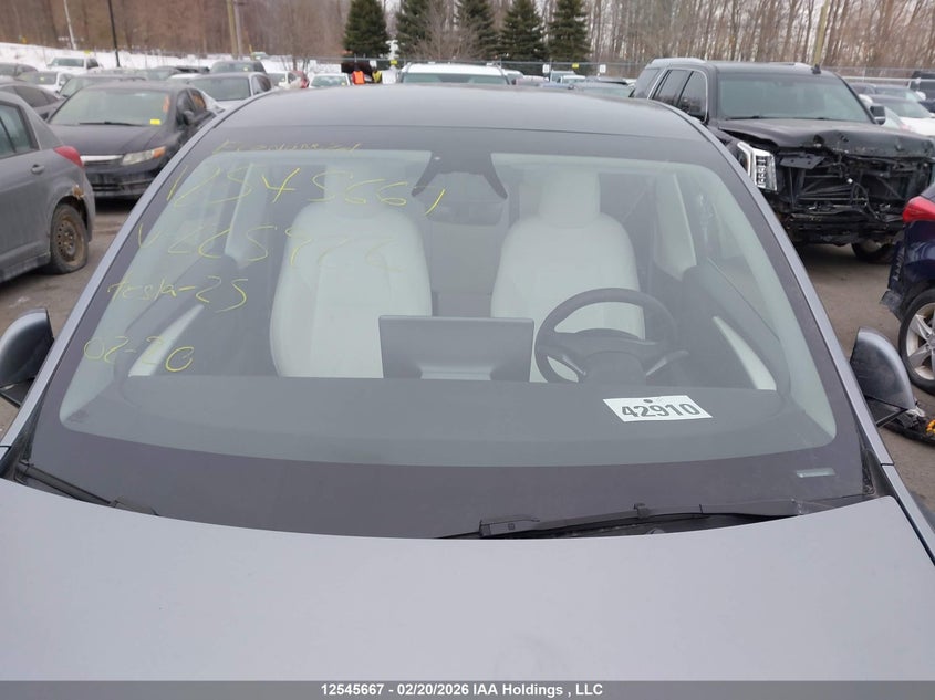 2025 Tesla Model Y Long Range VIN: 7SAYGDEE5SF225922 Lot: 12545667