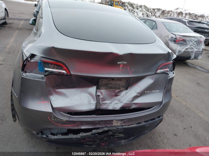 2025 Tesla Model Y Long Range VIN: 7SAYGDEE5SF225922 Lot: 12545667