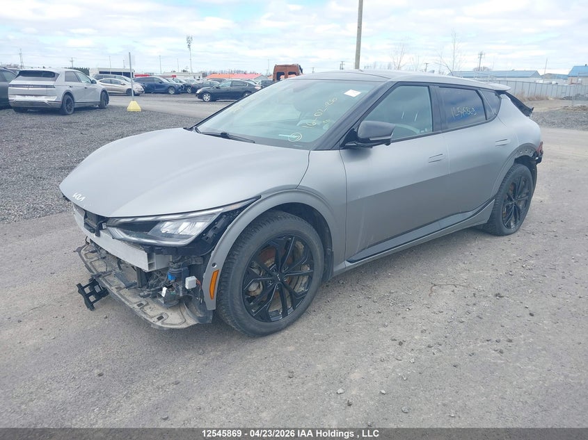2022 Kia Ev6 Ev6 Long Range W/Gt-Line Pkg 1/Long Range W/Gt-Line Pkg 2 silver Lot 111012545869 Vin KNDC4DLC6N5034811
