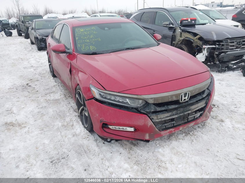 1HGCV1F32LA802510 2020 Honda Accord Sport 1.5T auction photo 1