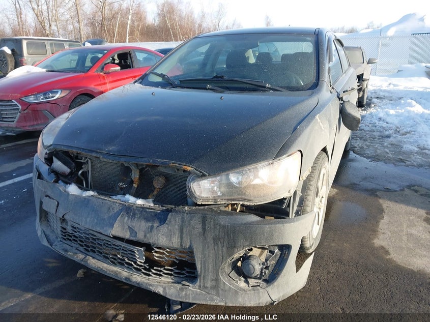 2017 Mitsubishi Lancer VIN: JA32V2FW3HU605599 Lot: 12546120