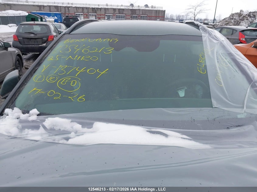 2025 Kia Niro Ev Wind/Wind+ VIN: KNDCR3L17S5137404 Lot: 12546213
