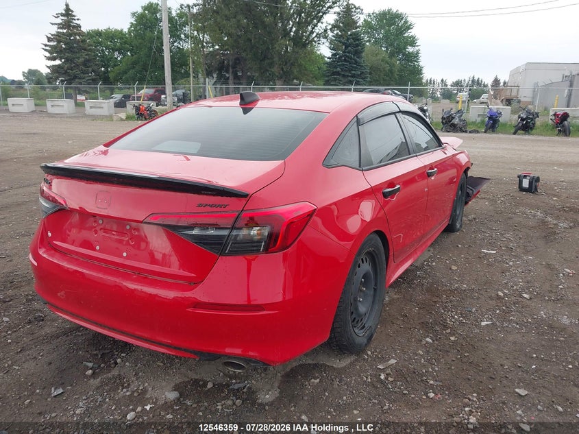 Vin: 2hgfe2f57ph103658, lot: 2938091, honda civic sport/sport-b 20234