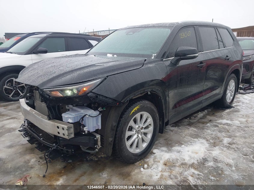 2024 Toyota Highlander, Front, IAAI, VIN 5TDACAB58RS000431 — photo 2