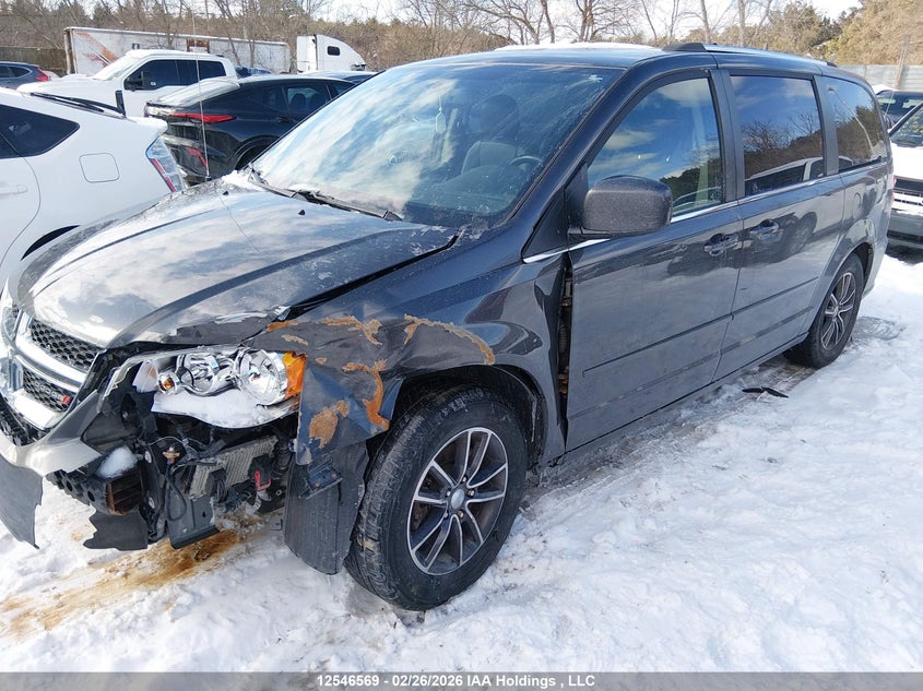 2017 Dodge Grand caravan 3.6 Se Grey Lot 111012546569 Vin 2C4RDGBG4HR797840