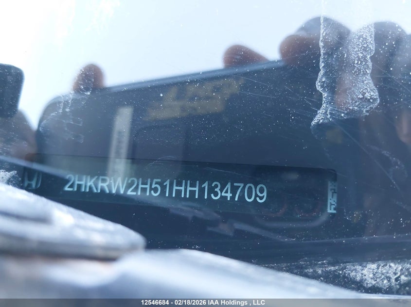 2017 Honda Cr-V Ex VIN: 2HKRW2H51HH134709 Lot: 12546684