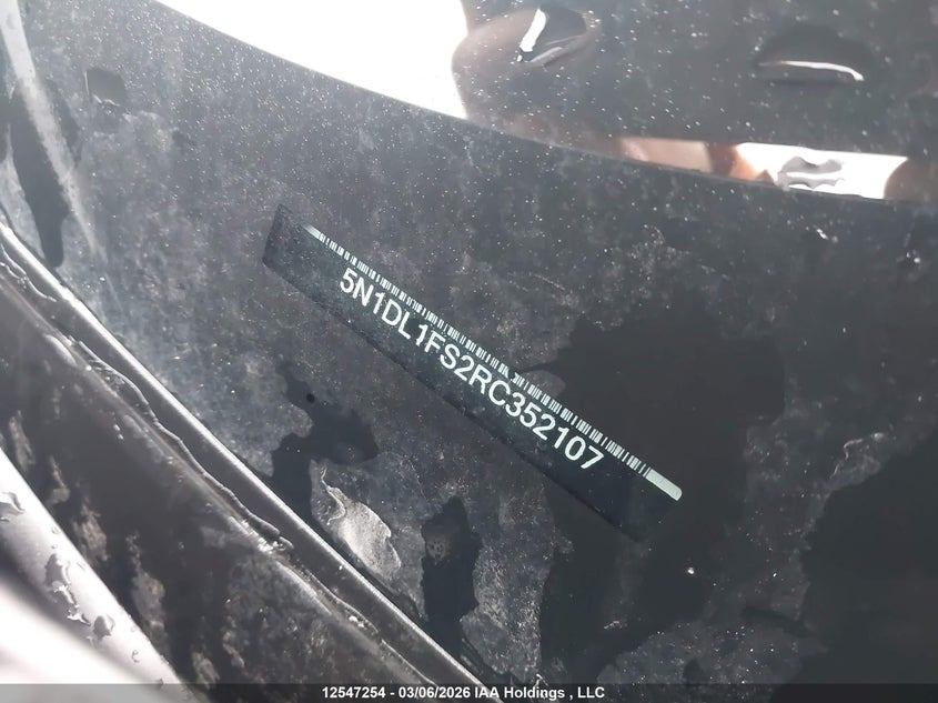 2024 Infiniti Qx60 Luxe VIN: 5N1DL1FS2RC352107 Lot: 12547254