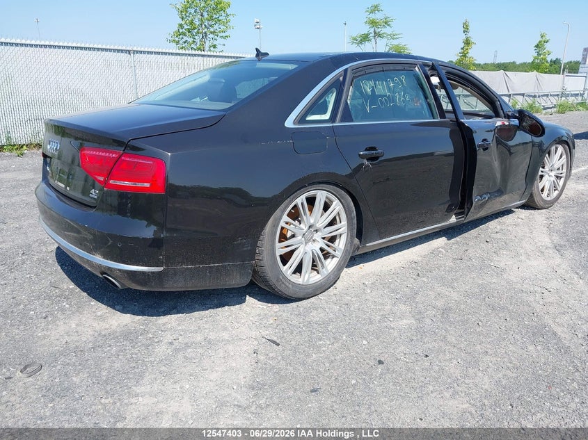 Vin: wautvafd5cn002863, lot: 2939271, audi a8 l 4.2 premium 20124