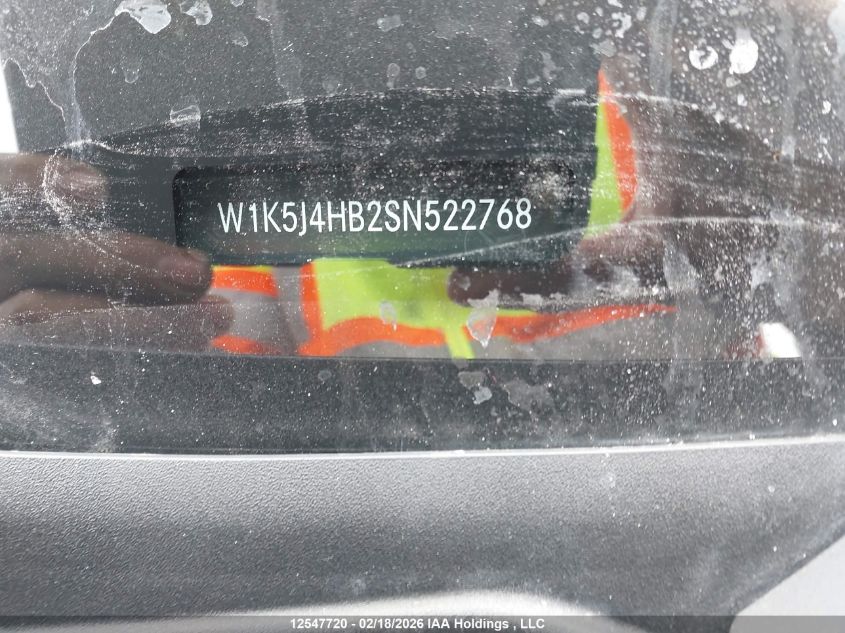 2025 Mercedes-Benz Cla 250 4Matic VIN: W1K5J4HB2SN522768 Lot: 12547720