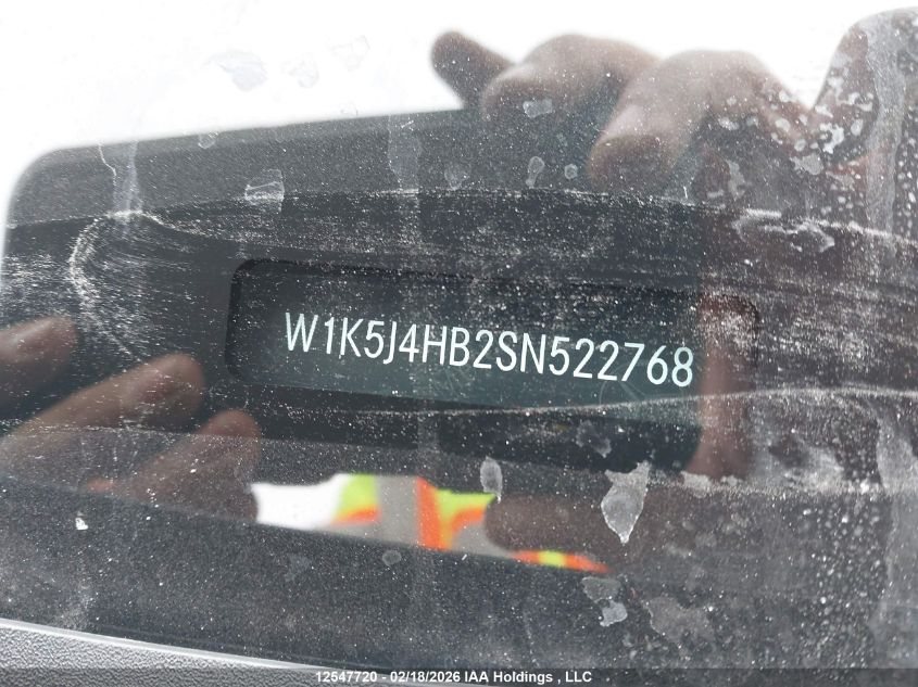 2025 Mercedes-Benz Cla 250 4Matic VIN: W1K5J4HB2SN522768 Lot: 12547720