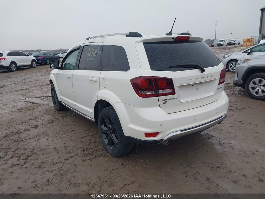 Vin: 3c4pddgg9jt364077, lot: 2939853, dodge journey crossroad 20183