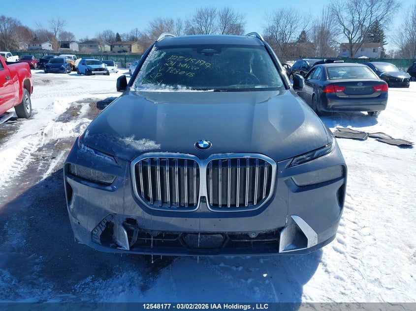 2024 BMW X7 xDrive40I VIN: 5UX23EM0XR9T88045 Lot: 12548177