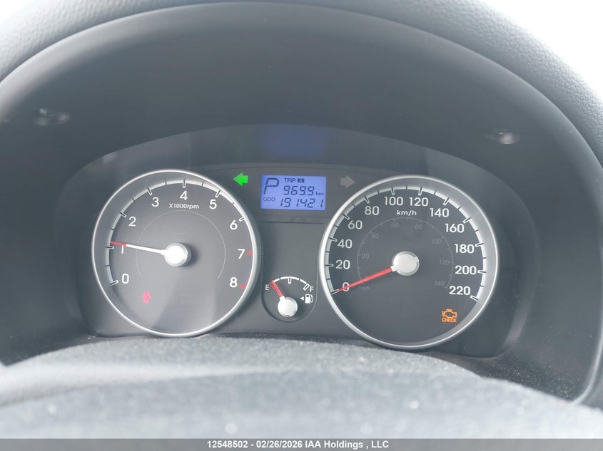 2010 Hyundai Accent Gls VIN: KMHCN4BC5AU458491 Lot: 12548502