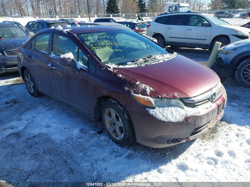 2HGFB2E43CH052932 2012 Honda Civic Lx auction photo 1