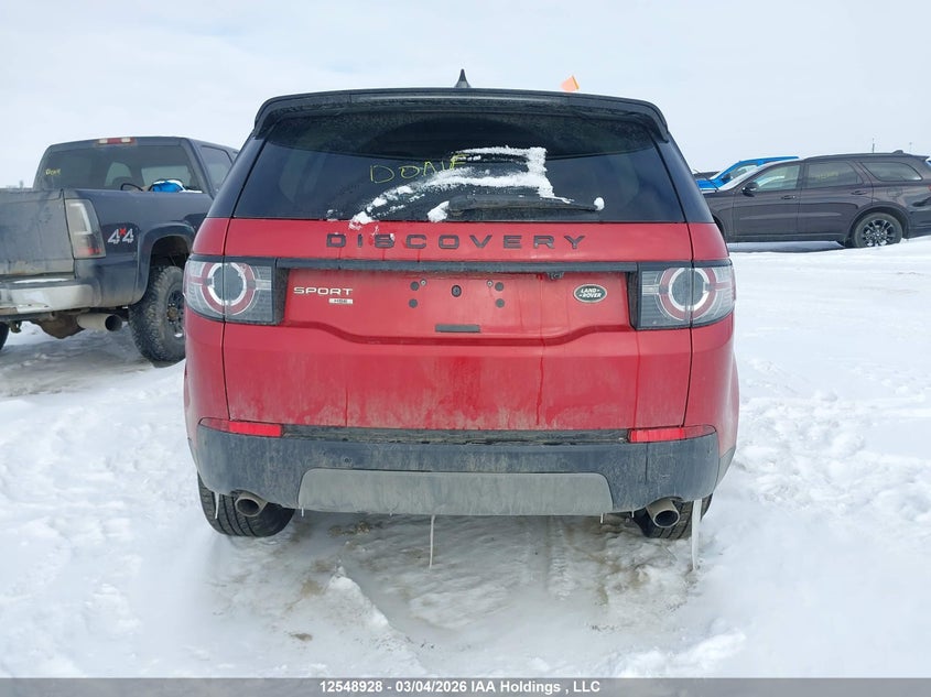 2018 Land Rover Discovery Sport Hse VIN: SALCR2RX0JH753652 Lot: 12548928
