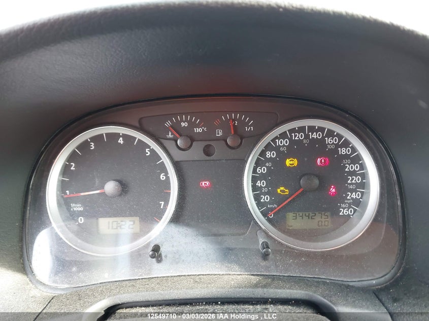 2009 Volkswagen Golf VIN: 9BWEL21J694013458 Lot: 12549710