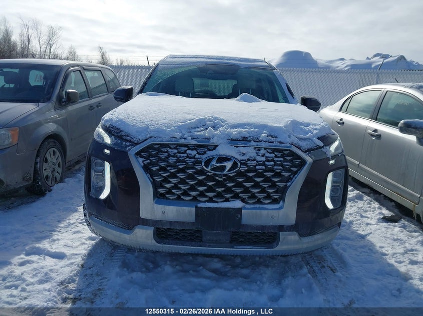 2021 Hyundai Palisade Ultimate Calligraphy With Beige Interior VIN: KM8R5DHEXMU219932 Lot: 12550315