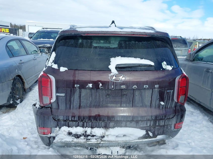 2021 Hyundai Palisade Ultimate Calligraphy With Beige Interior VIN: KM8R5DHEXMU219932 Lot: 12550315