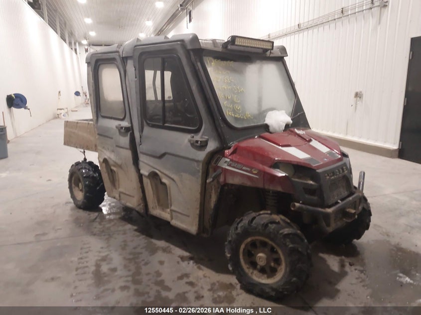 4XAWH6EA0EE239380 2014 Polaris Ranger 570 Crew auction photo 1