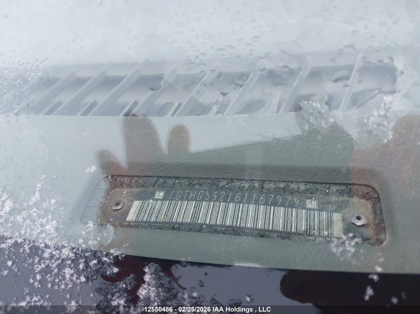 2006 GMC Savana G3500 VIN: 1GTHG352161167979 Lot: 12550486