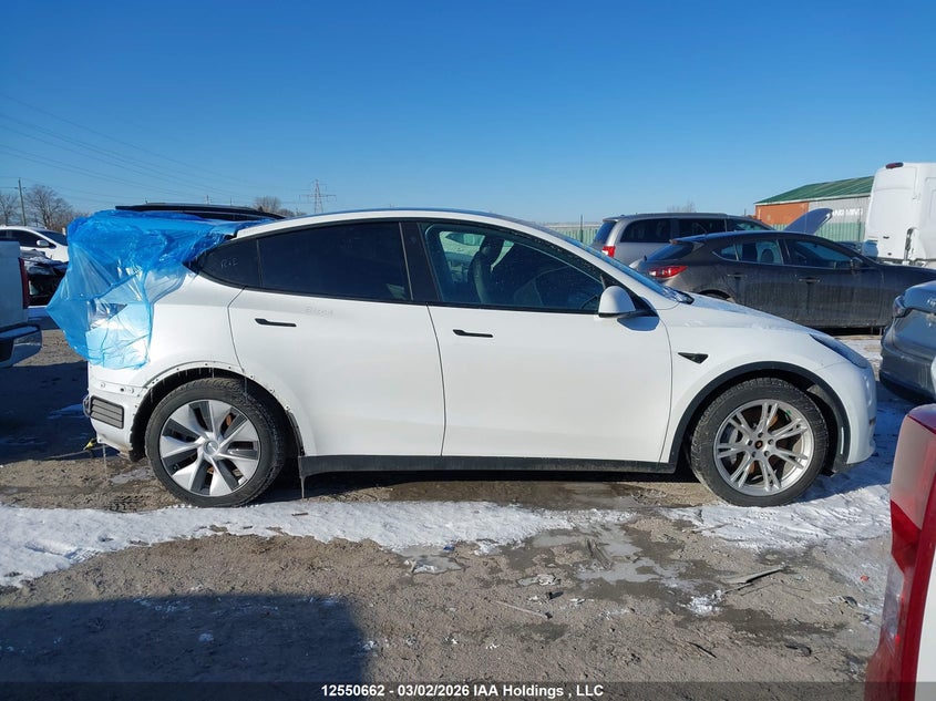 2021 Tesla Model Y Long Range VIN: 5YJYGAEE2MF237136 Lot: 12550662