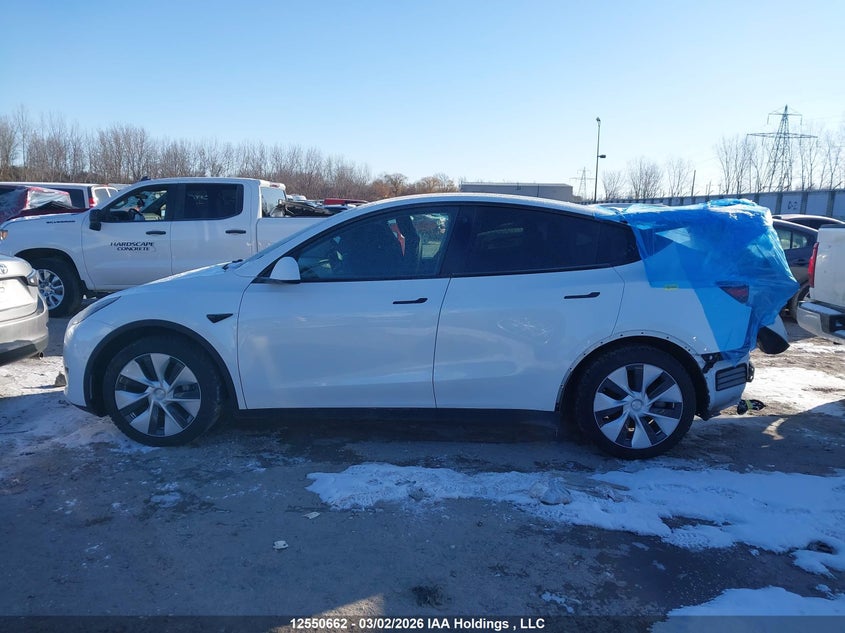 2021 Tesla Model Y Long Range VIN: 5YJYGAEE2MF237136 Lot: 12550662