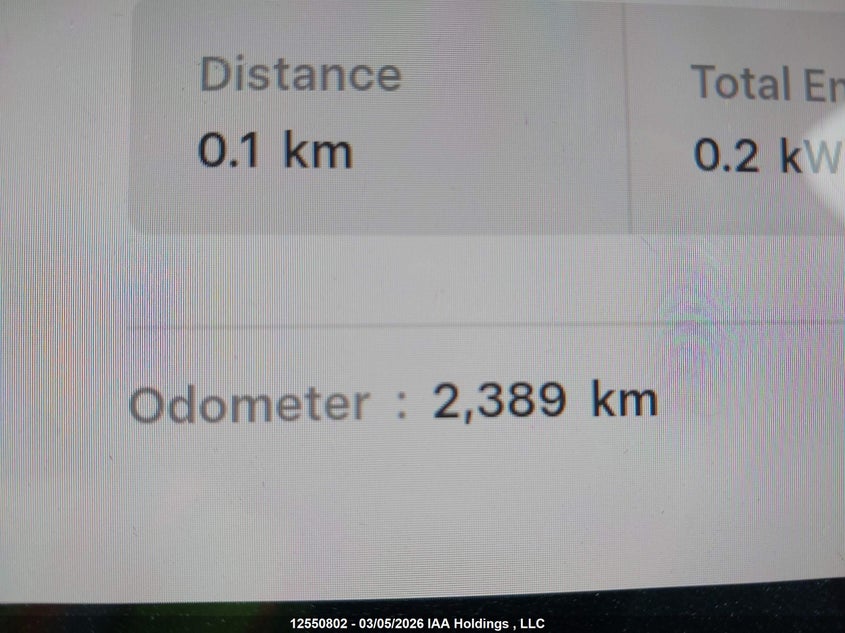 2026 Tesla Model Y VIN: XP7YGDEE8TB727854 Lot: 12550802