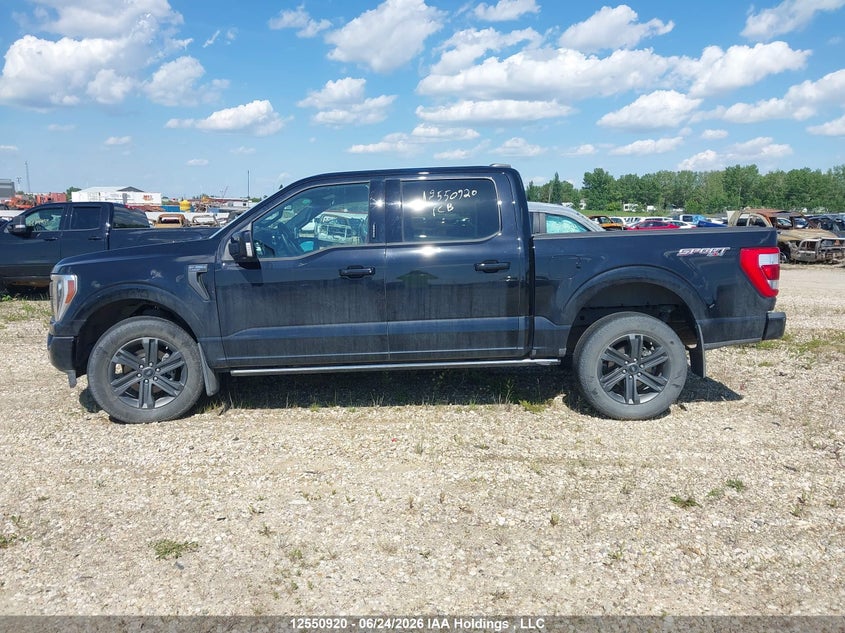 2023 FORD F150 SUPERCREW PICKUP 2.7L V-6 DI, DOHC, VVT, TURBO, 325HP