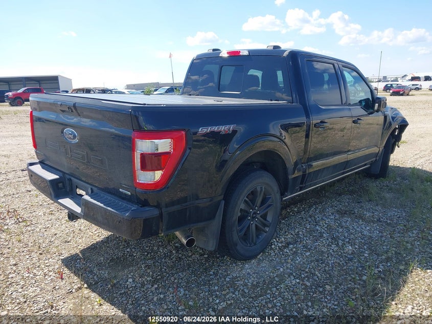 2023 FORD F150 SUPERCREW PICKUP 2.7L V-6 DI, DOHC, VVT, TURBO, 325HP