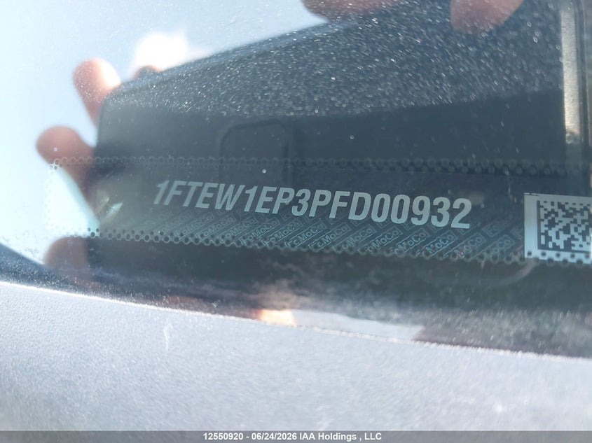 2023 FORD F150 SUPERCREW PICKUP 2.7L V-6 DI, DOHC, VVT, TURBO, 325HP