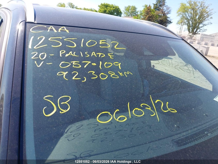 2020 Hyundai Palisade Sel VIN: KM8R3DHEXLU057109 Lot: 12551052