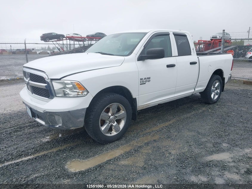 2019 RAM 1500, Удар сзади, IAAI, VIN 1C6RR7FG2KS564967 — фото 2