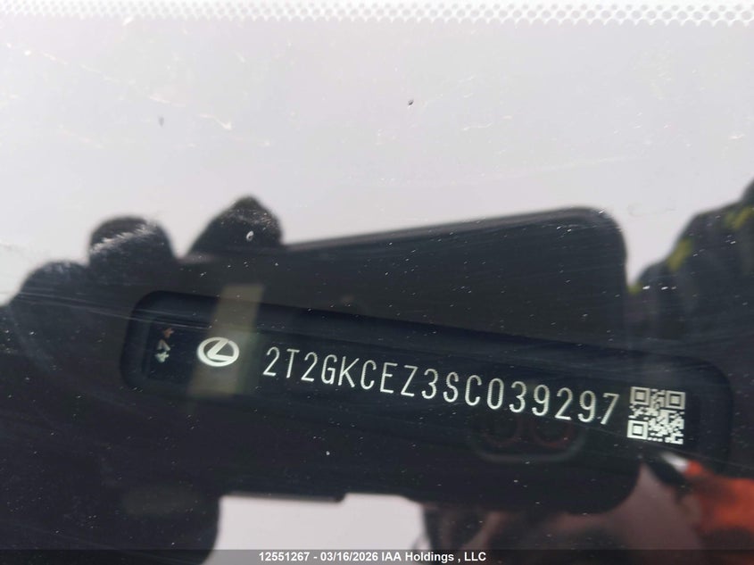 2025 Lexus Nx 350H 350H VIN: 2T2GKCEZ3SC039297 Lot: 12551267