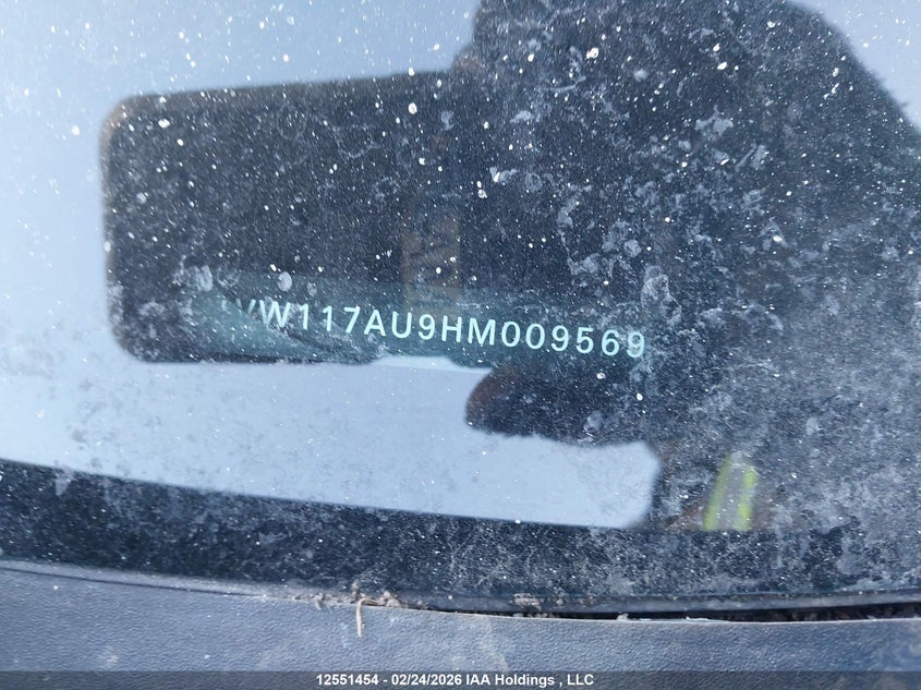 2017 Volkswagen Golf S/Wolfsburg VIN: 3VW117AU9HM009569 Lot: 12551454